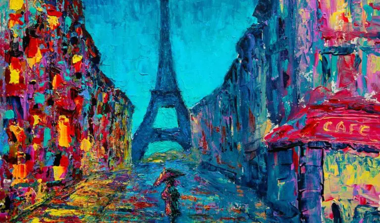 pop art building peris Eiffel Tower