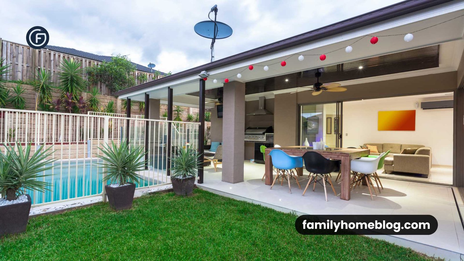 Olympics Viewing Party Backyard transformation