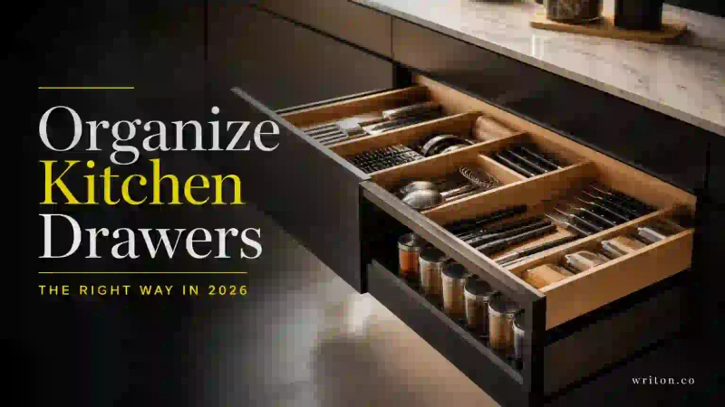 How to Organize Kitchen Drawers the Right Way in 2026