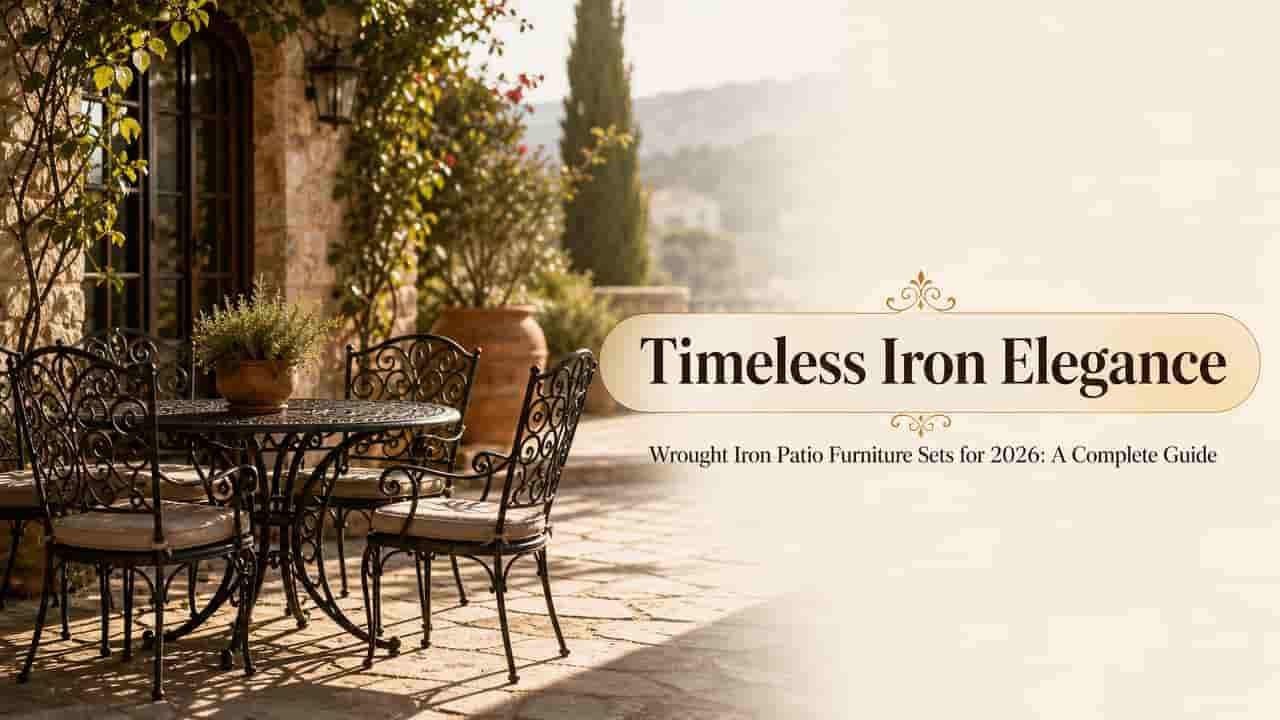 Wrought Iron Patio Furniture Sets 2026: Complete Guide