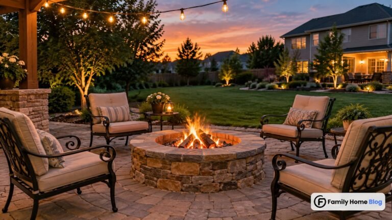 Fire Pit Patio Ideas for Safe, Cozy Backyard Nights