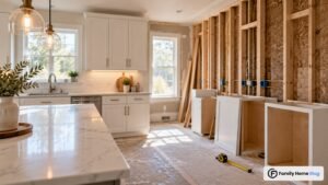 Kitchen remodel cost comparison showing small and large kitchen renovations
