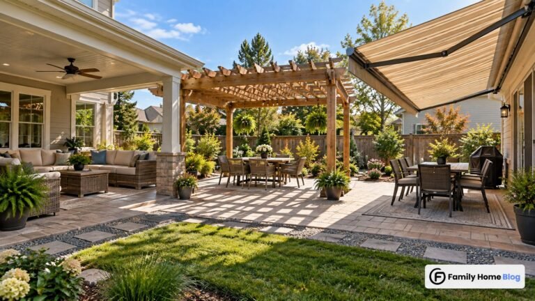 Patio Cover Ideas: Pergolas, Awnings and Solid Roofs