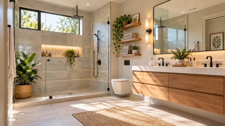 Bathroom Remodel Ideas with a Walk-In Shower and Costs